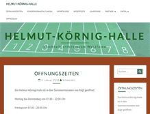 Tablet Screenshot of helmut-koernig-halle.de
